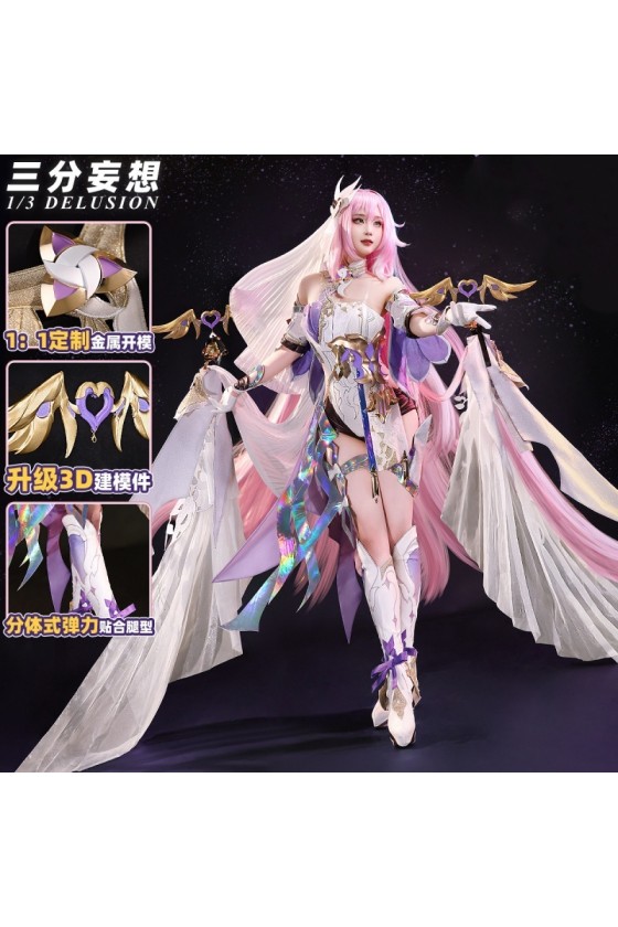 1/3 Delusion Honkai Star Rail Elysia Herrscher of Human Ego Cosplay Costume